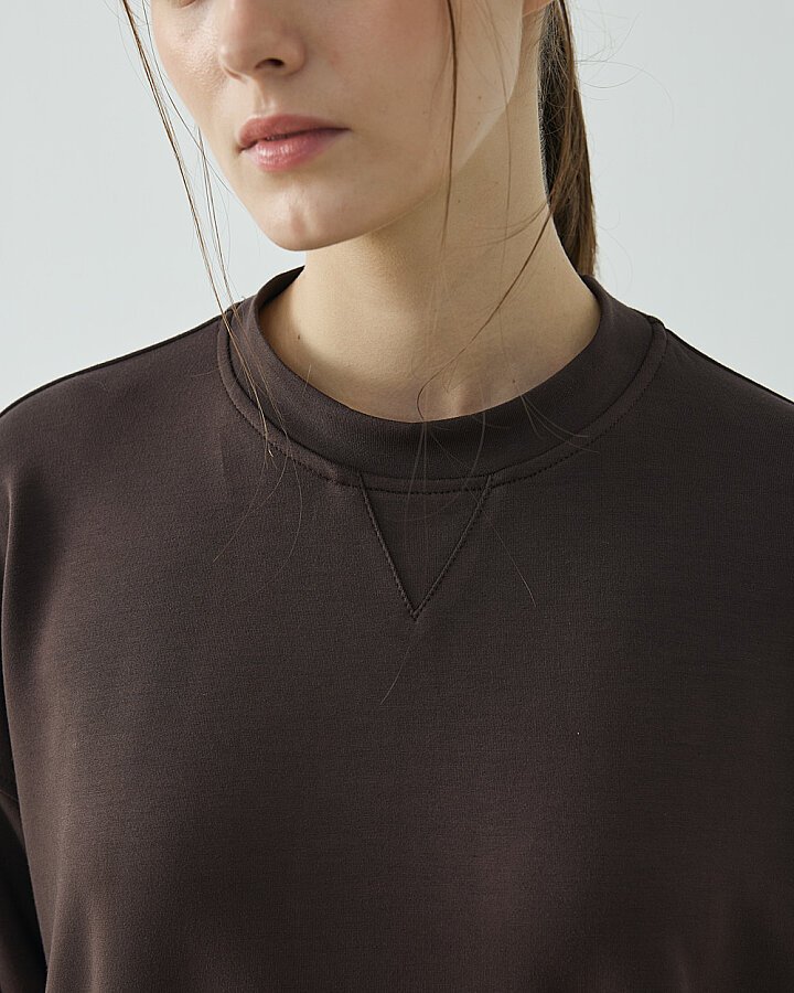 Modal Soft Jogger Takım Kahverengi - (1)