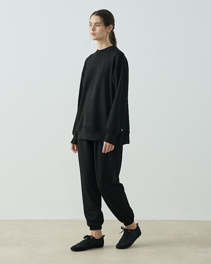 Modal Soft Jogger Takım Siyah - (1)