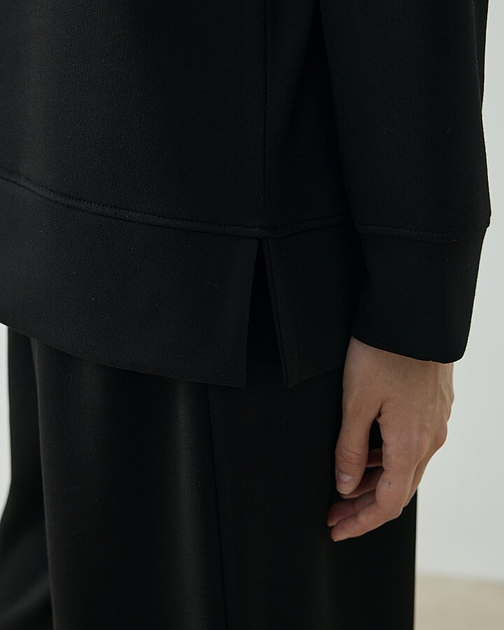 Modal Soft RelaxMood Pantolonlu Takım Siyah - (1)