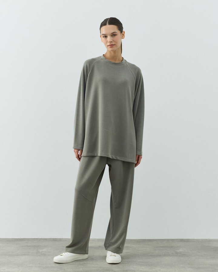 Modal Soft Touch Comfy Pantolon Çağla - Aybikestil (1)