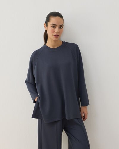 Modal Soft Touch Relax Bluz Füme 