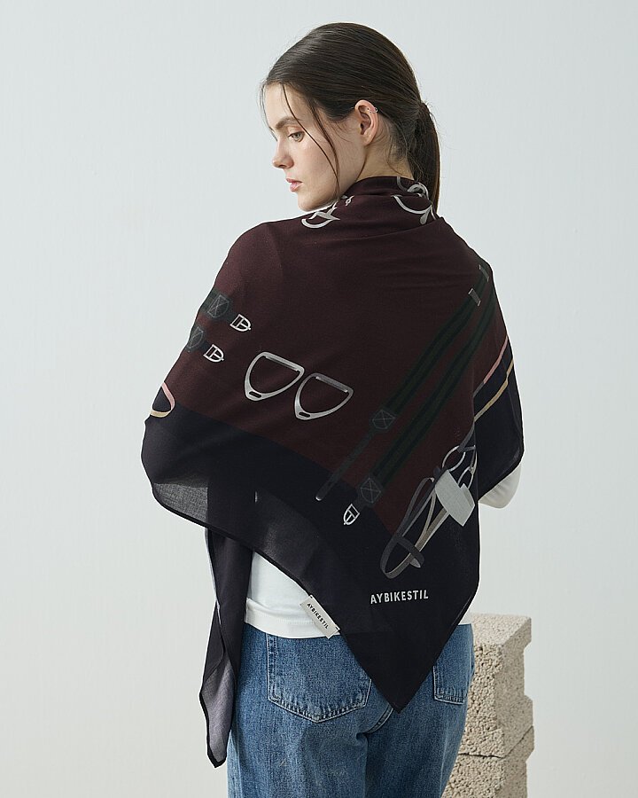 Omuz Şalı Saddle - Aybikestil (1)