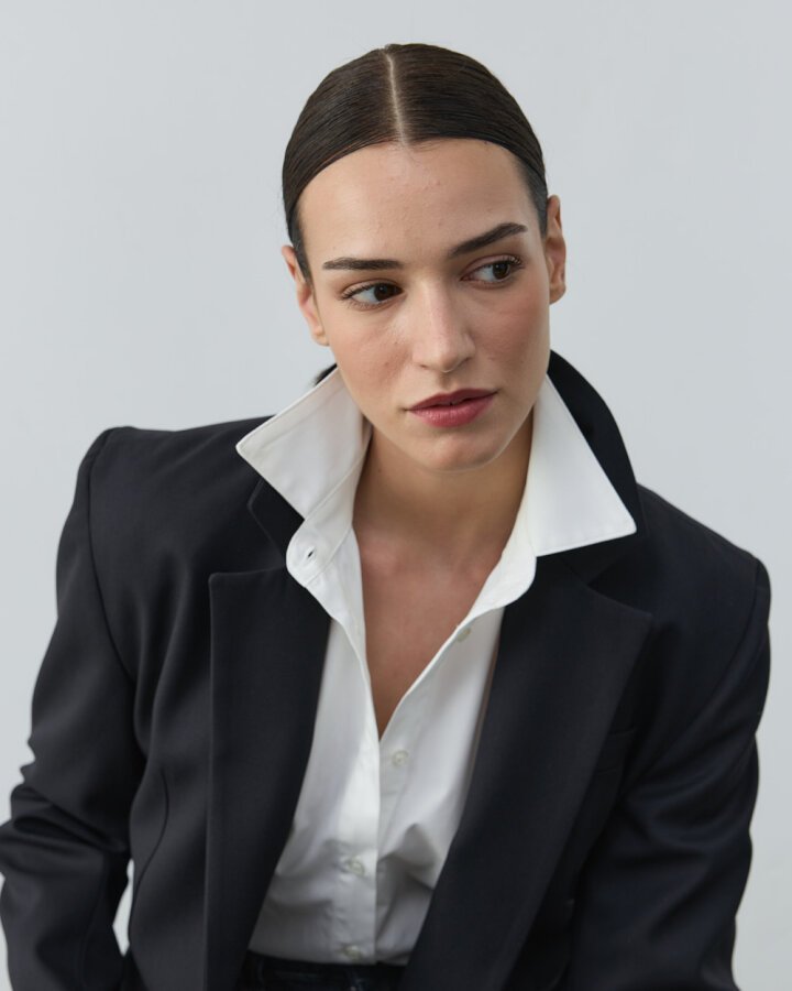 Oversize New Blazer Ceket Siyah - Aybikestil (1)