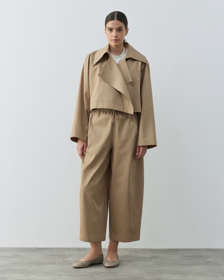 Paper Gabardin Mini Trençkot Camel - Aybikestil (1)