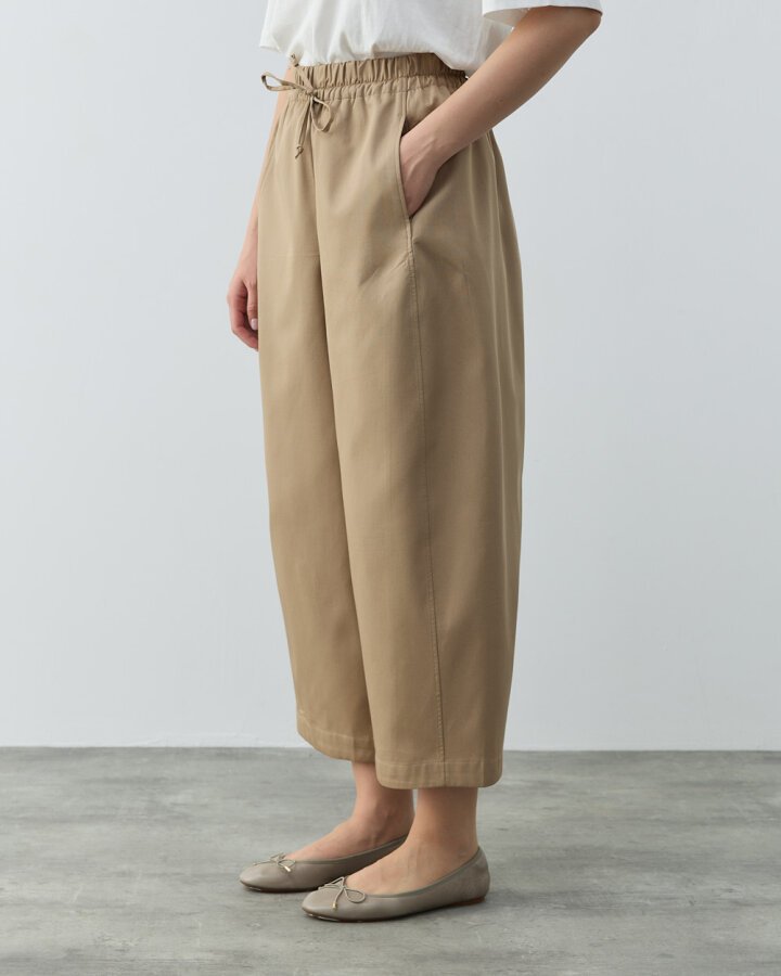 Paper Gabardin Yanı Ekli Ekstra Barrel Fit Pantolon Camel - Aybikestil (1)