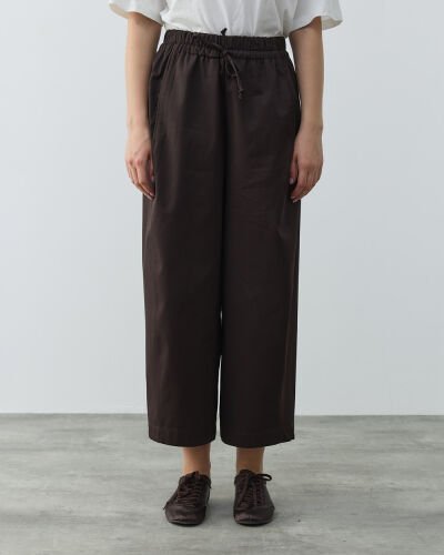 Paper Gabardin Yanı Ekli Ekstra Barrel Fit Pantolon Kahve 