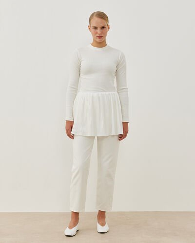 Pilise Fonksiyonel İçlik Etek Ekru - Aybikestil (1)