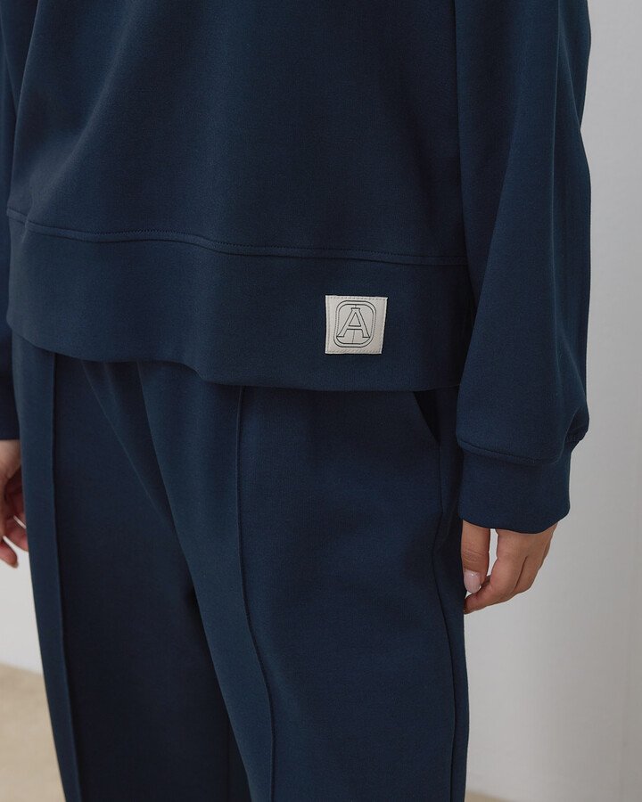 Premium Doubleface Mini Sweat Lacivert