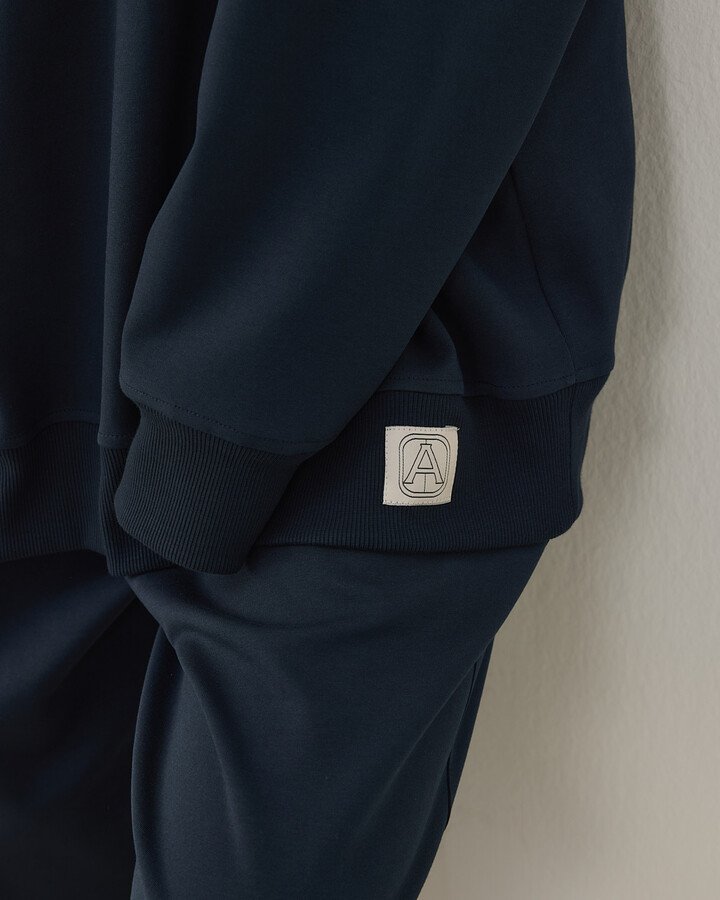 Premium Doubleface Oversize Sweat Lacivert