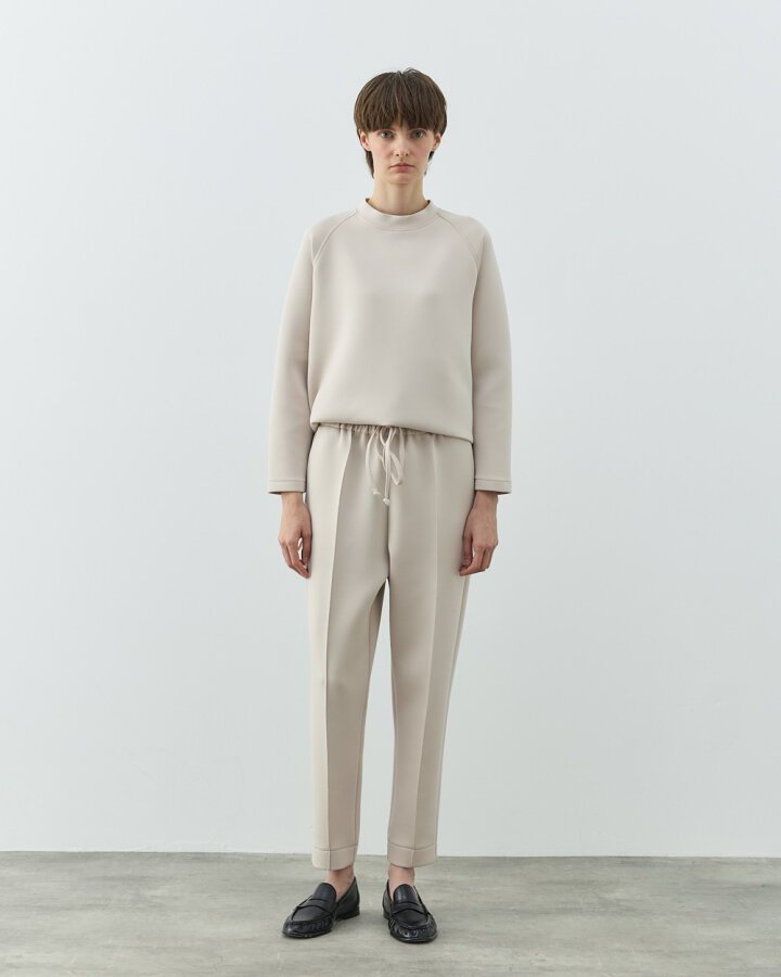 Puf Lastikli Cepli Havuç Kesim Pantolon Bej - (1)