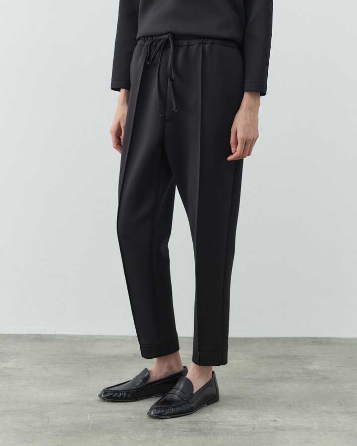 Puf Lastikli Cepli Havuç Kesim Pantolon Siyah - (1)