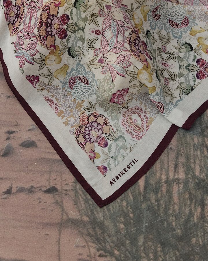 Viskon Şal Mix Flower