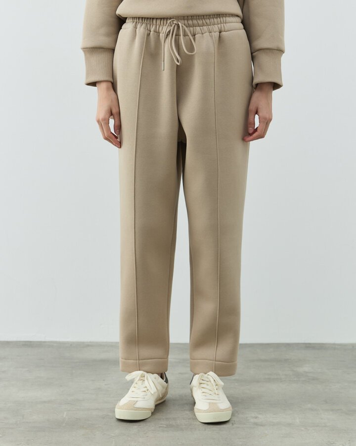 Şardonlu Üç İplik Lastikli Havuç Eşofman Altı Taş - Aybikestil (1)