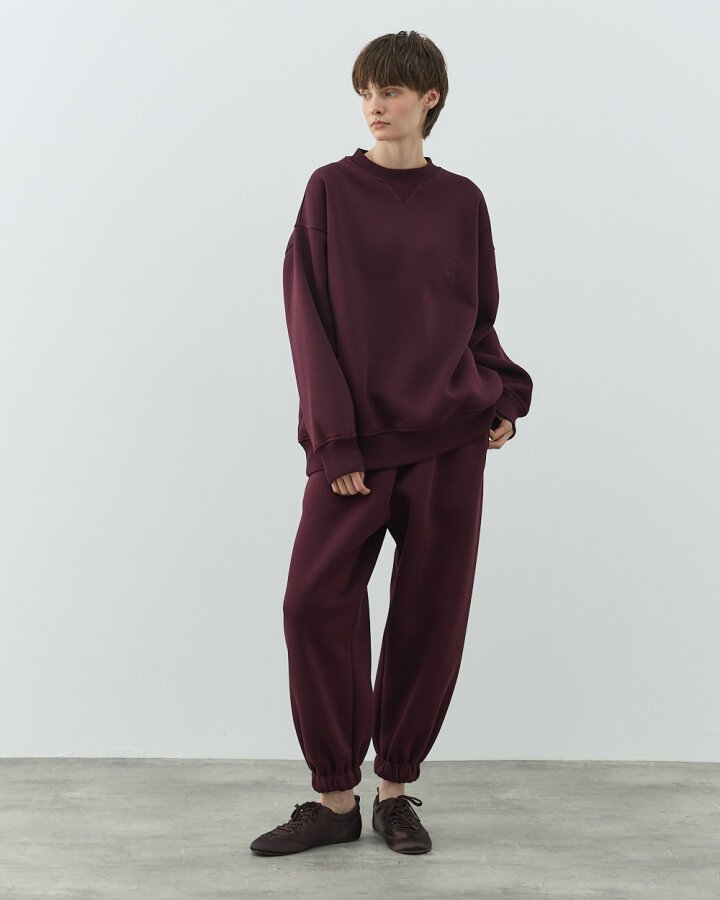 Şardonlu Üç İplik Must Have Sweat Bordo - Aybikestil (1)