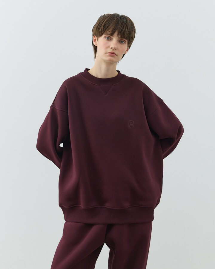Şardonlu Üç İplik Must Have Sweat Bordo