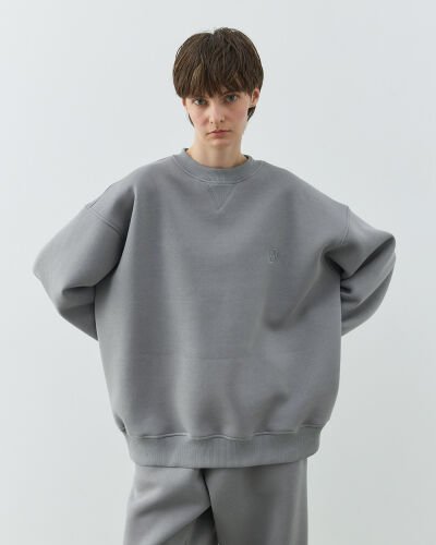 Şardonlu Üç İplik Must Have Sweat Gri 