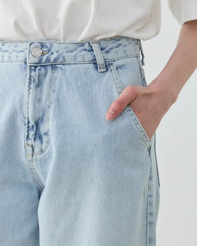 Skater Fit Jean Açık Mavi - Aybikestil (1)