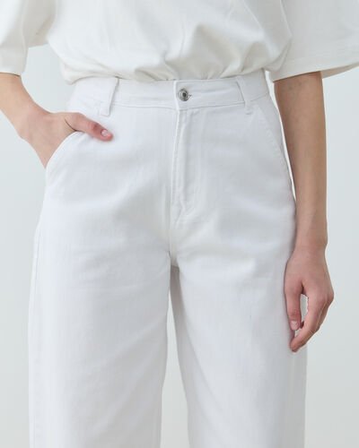 Skater Fit Jean Beyaz - Aybikestil (1)