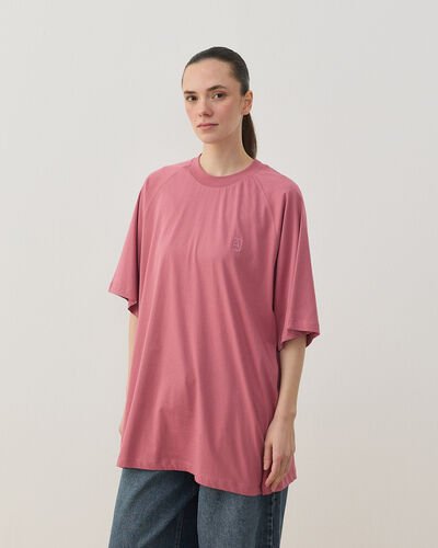 Süprem Over Tshirt Pembe 