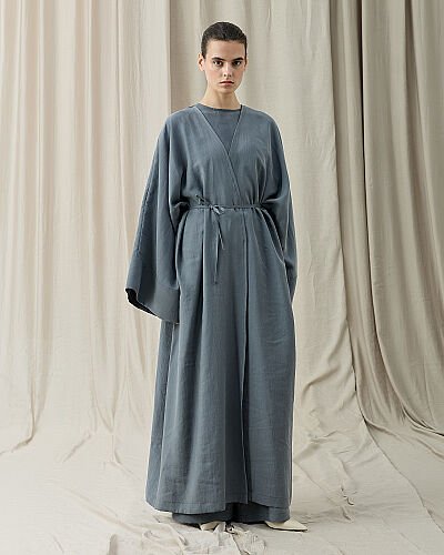 Tencel Diamond Kimono Abaya Nefti 