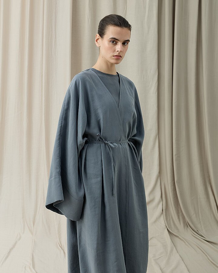 Tencel Diamond Kimono Abaya Nefti - Aybikestil (1)