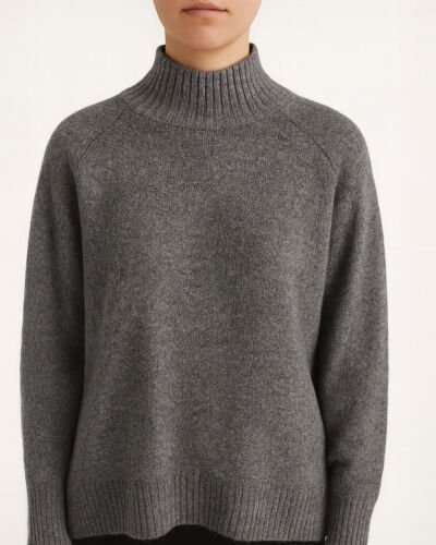 Triko Dik Yaka Basic Kazak Antrasit 