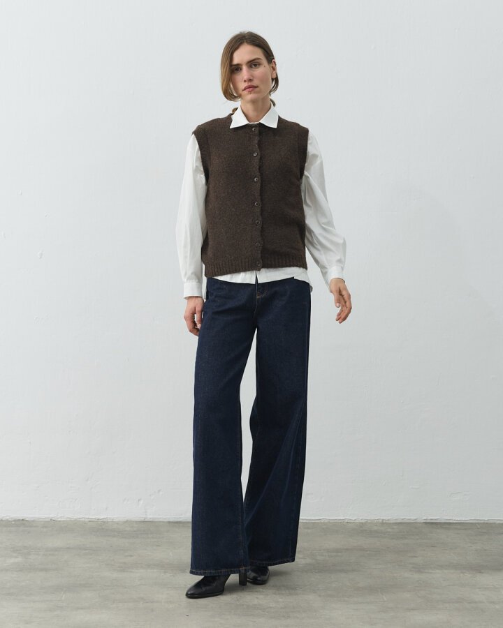 Triko Yelek Kahverengi - Aybikestil (1)