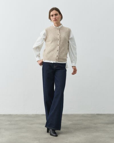 Triko Yelek Vizon - Aybikestil (1)