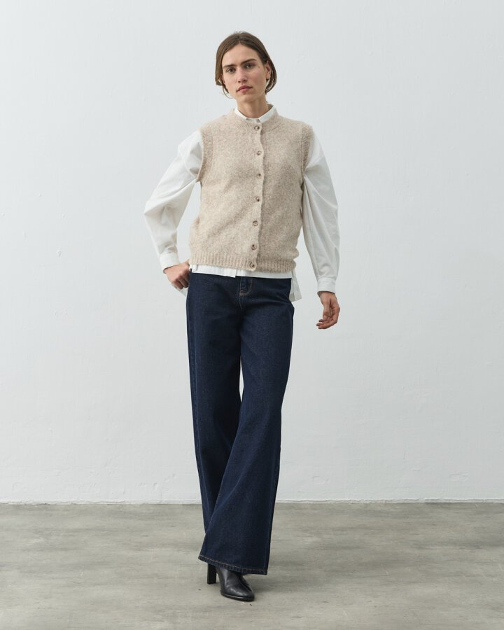 Triko Yelek Vizon - Aybikestil (1)