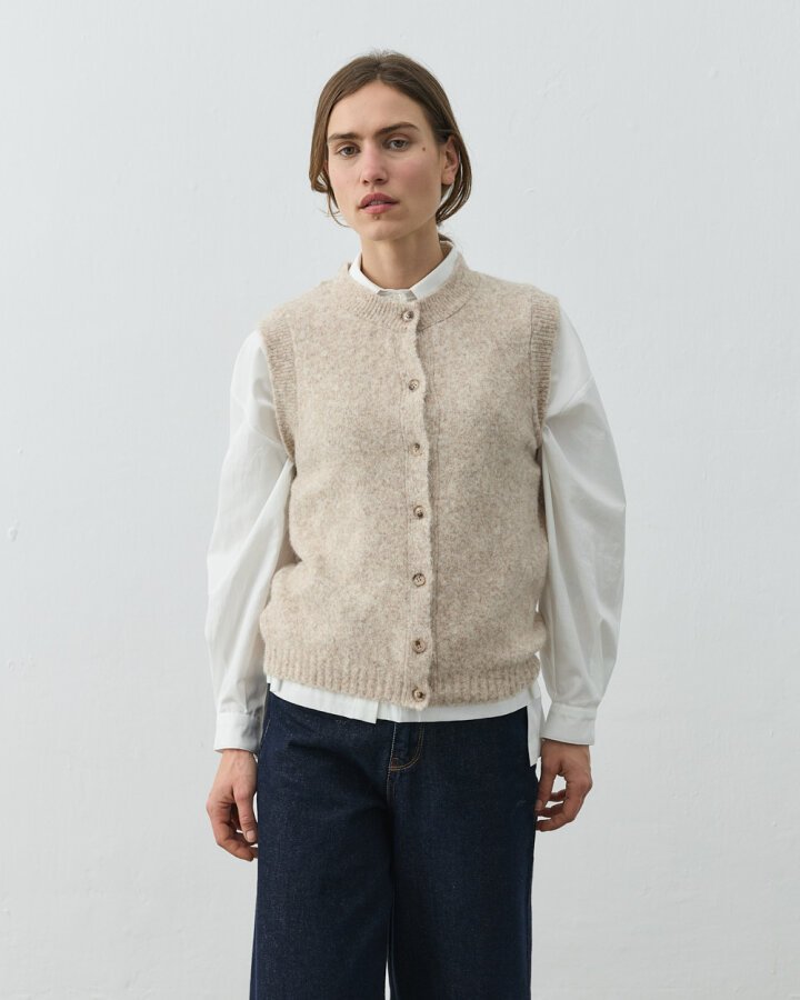 Triko Yelek Vizon - Aybikestil (1)