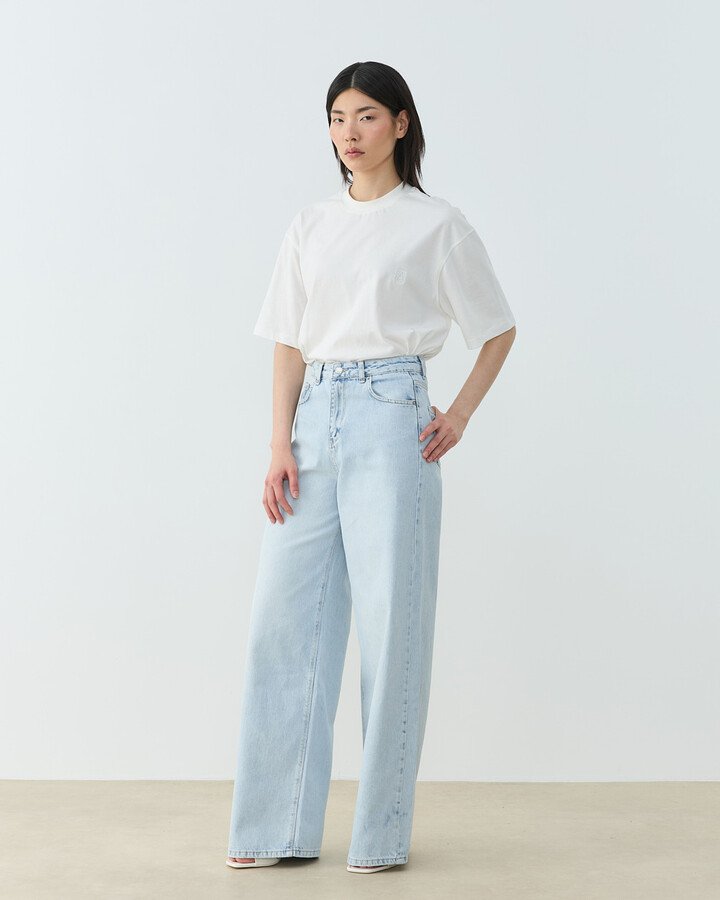 Baggy Fit Jean Açık Mavi · 5