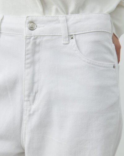 Baggy Fit Jean Beyaz - Aybikestil (1)