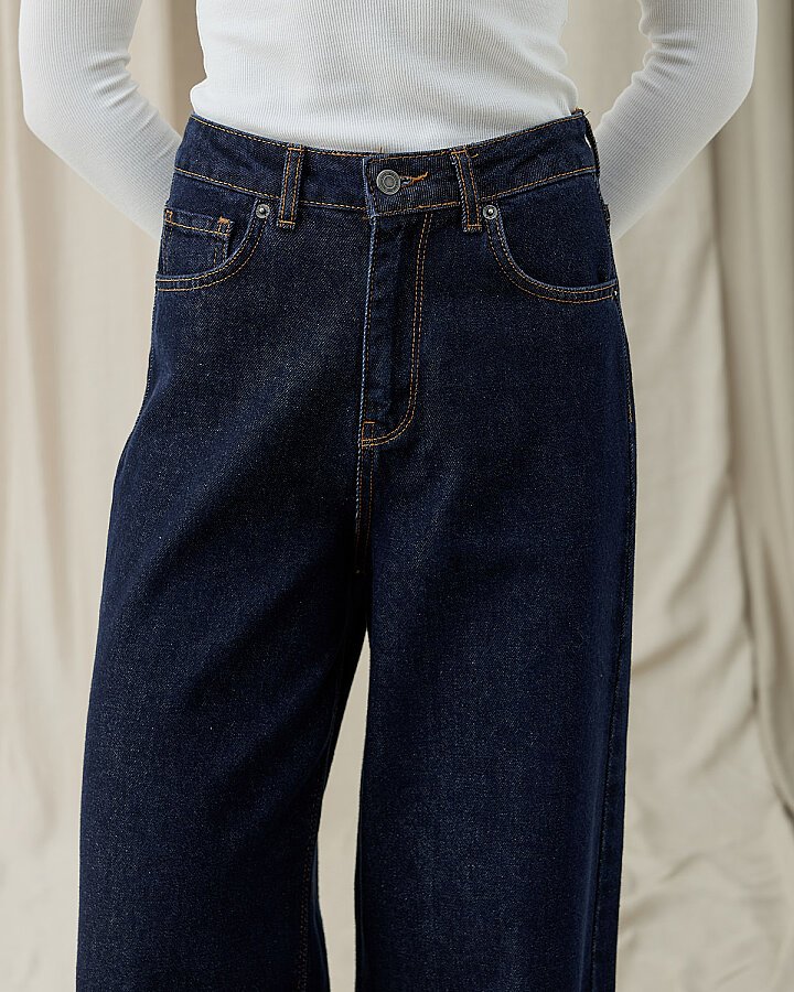Baggy Fit Jean Lacivert - Aybikestil (1)