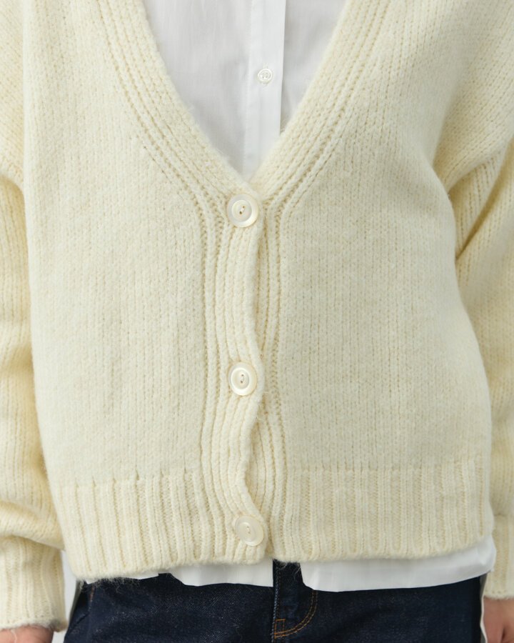 Basic Hırka Krem - Aybikestil (1)