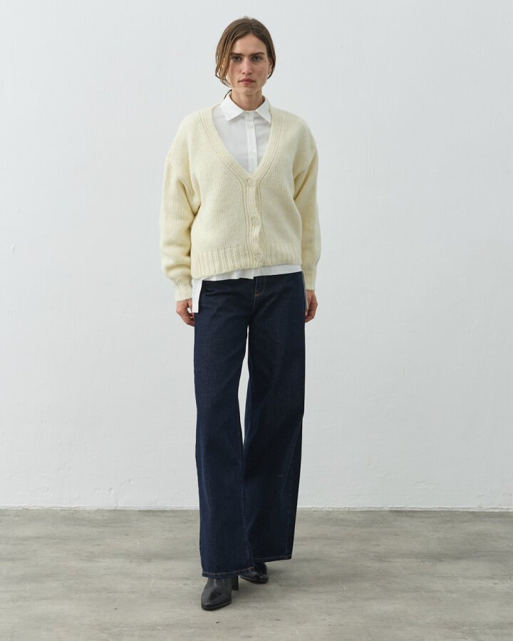 Basic Hırka Krem - Aybikestil (1)