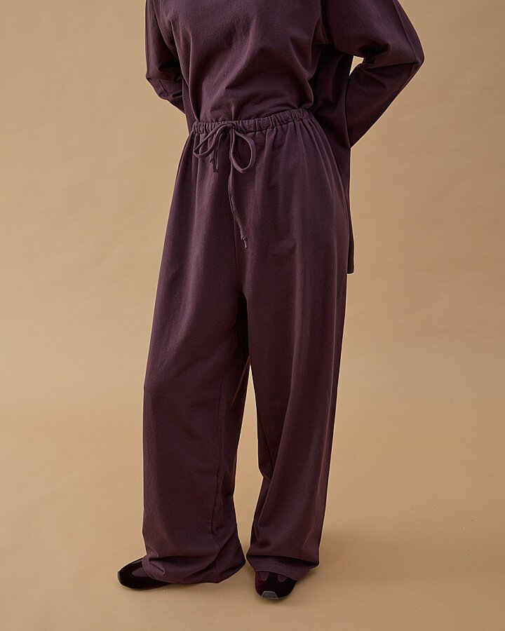 Cotton İki İplik Relax Takım Mürdüm - Aybikestil (1)