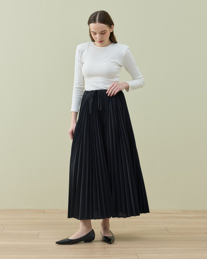 Crash Asimetrik Çok Pilisoley Etek Siyah - Aybikestil (1)