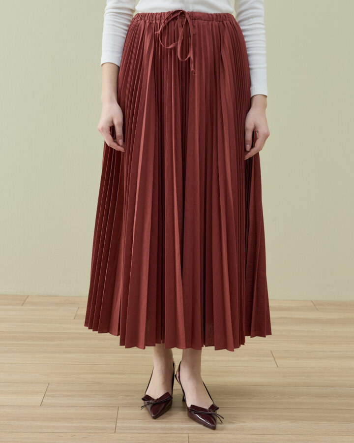 Crash Asimetrik Çok Pilisoley Etek Terra Cotta