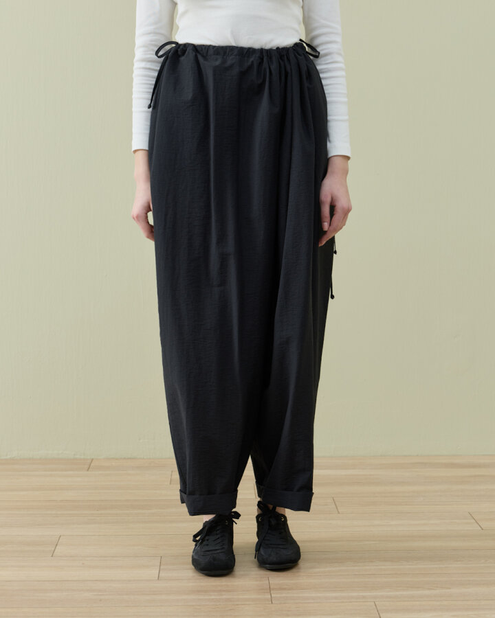 Crash Yandan Ayarlanan Pantolon Siyah - Aybikestil