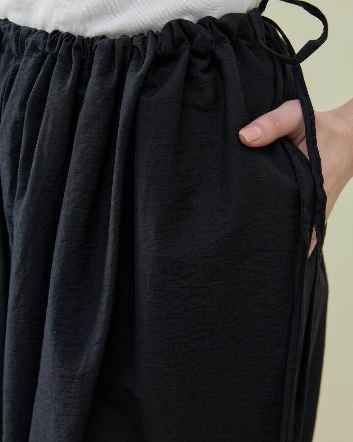 Crash Yandan Ayarlanan Pantolon Siyah - Aybikestil (1)