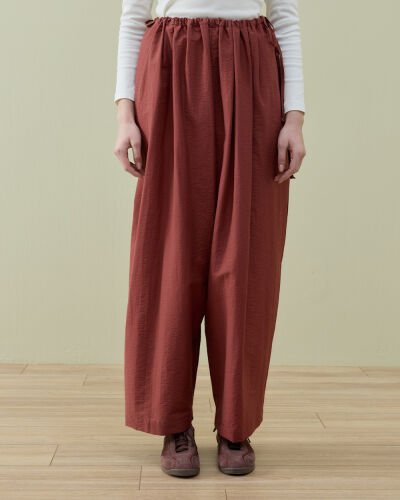 Crash Yandan Ayarlanan Pantolon Terra Cotta 