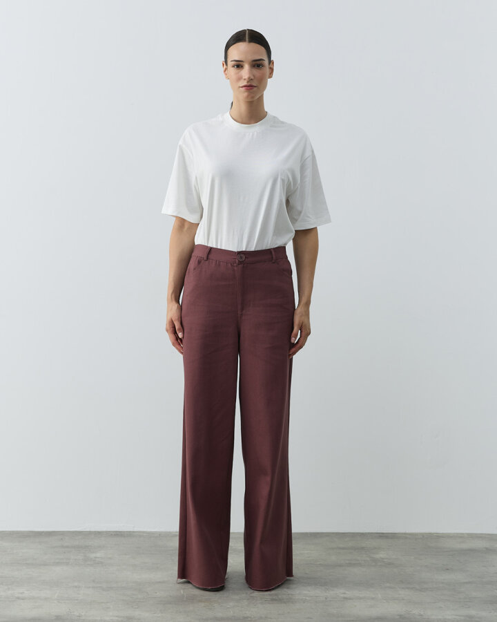 Denim Baggy Fit Pantolon Sumak - Aybikestil (1)