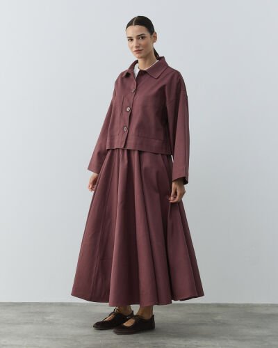 Denim Cepli Kısa Ceket Sumak - Aybikestil (1)