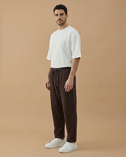 Erkek Premium Doubleface Carrot Fit Pantolon Kahve - Aybikestil (1)