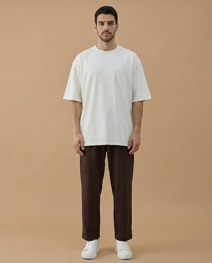 Erkek Premium Doubleface Carrot Fit Pantolon Kahve - Aybikestil (1)