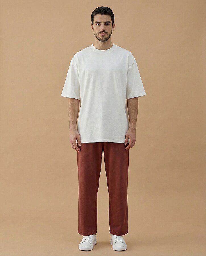 Erkek Premium Doubleface Carrot Fit Pantolon Terra Cotta - Aybikestil (1)