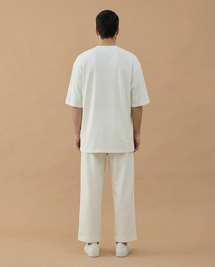 Erkek Süprem Smart Tshirt Ekru - Aybikestil (1)