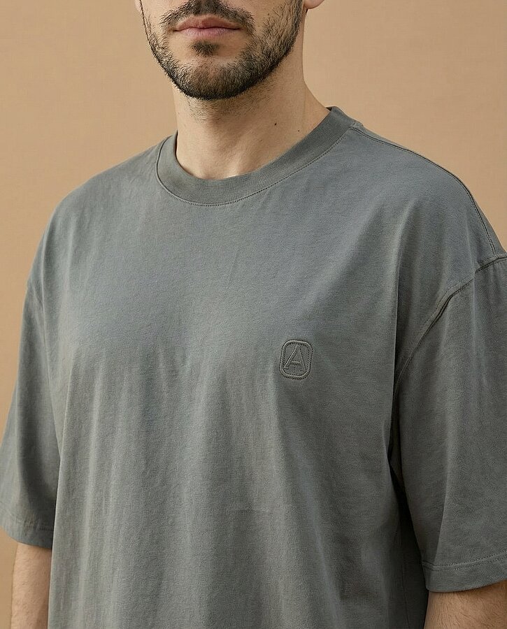 Erkek Süprem Smart Tshirt Gri - Aybikestil (1)