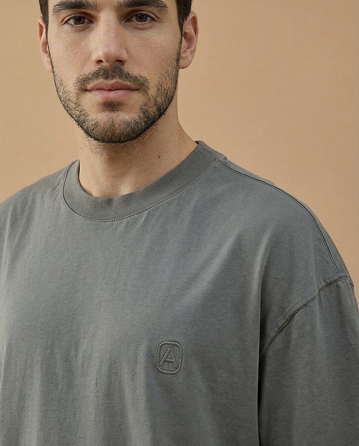 Erkek Süprem Smart Tshirt Gri - Aybikestil (1)