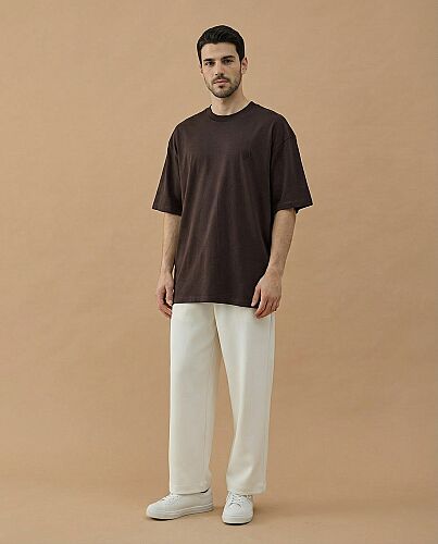 Erkek Süprem Smart Tshirt Kahve 